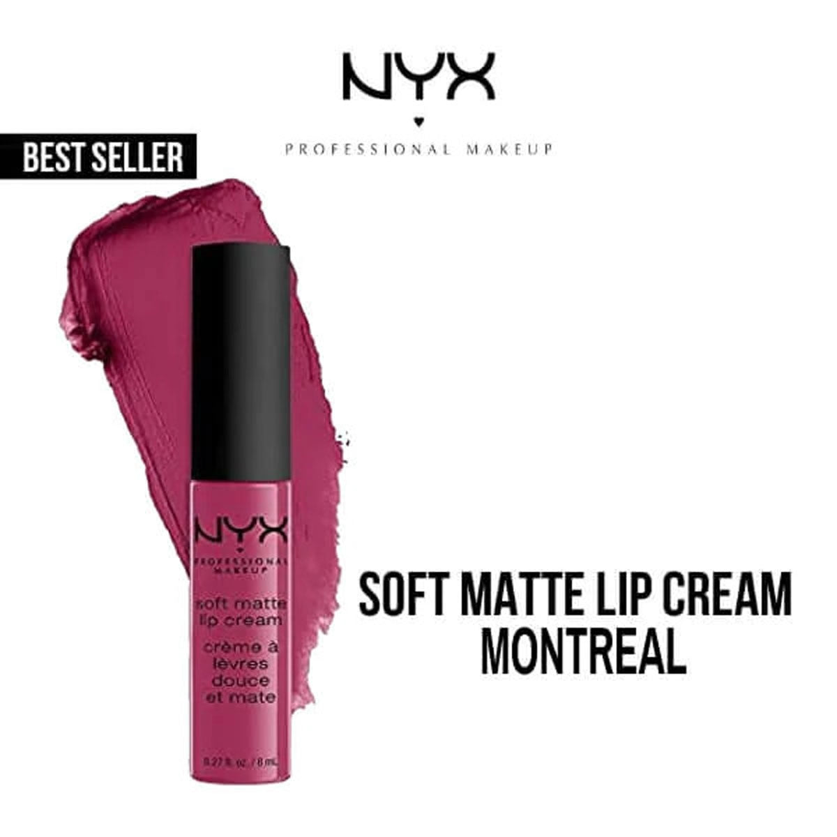 NYX - Soft Matte Lip Cream Liquid Lipstick - Montreal – Makeup City Pakistan