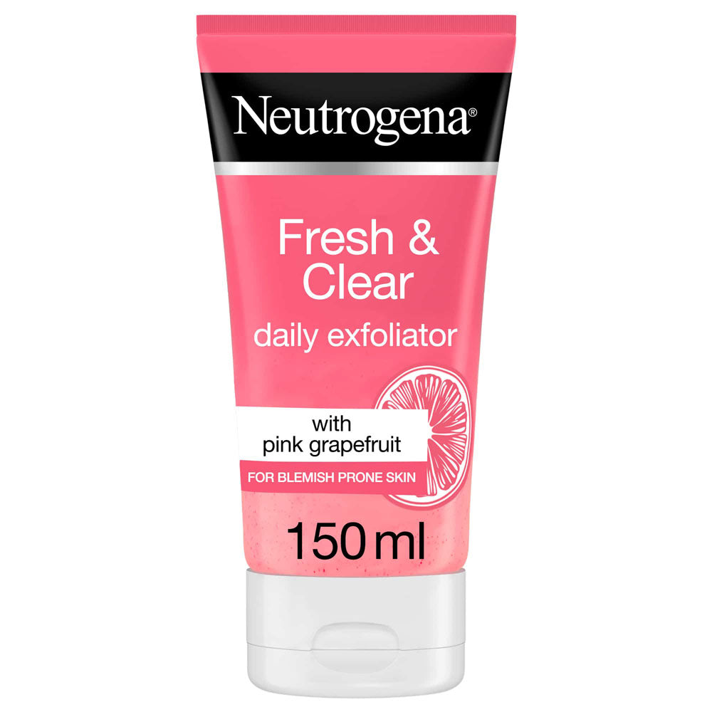 Neutrogena - Fresh & Clear Daily Exfoliator, Pink Grapefruit & Vitamin C 150ml