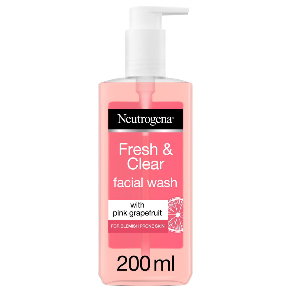Neutrogena - Fresh & Clear Pink Grapefruit Facial Wash - 200ml