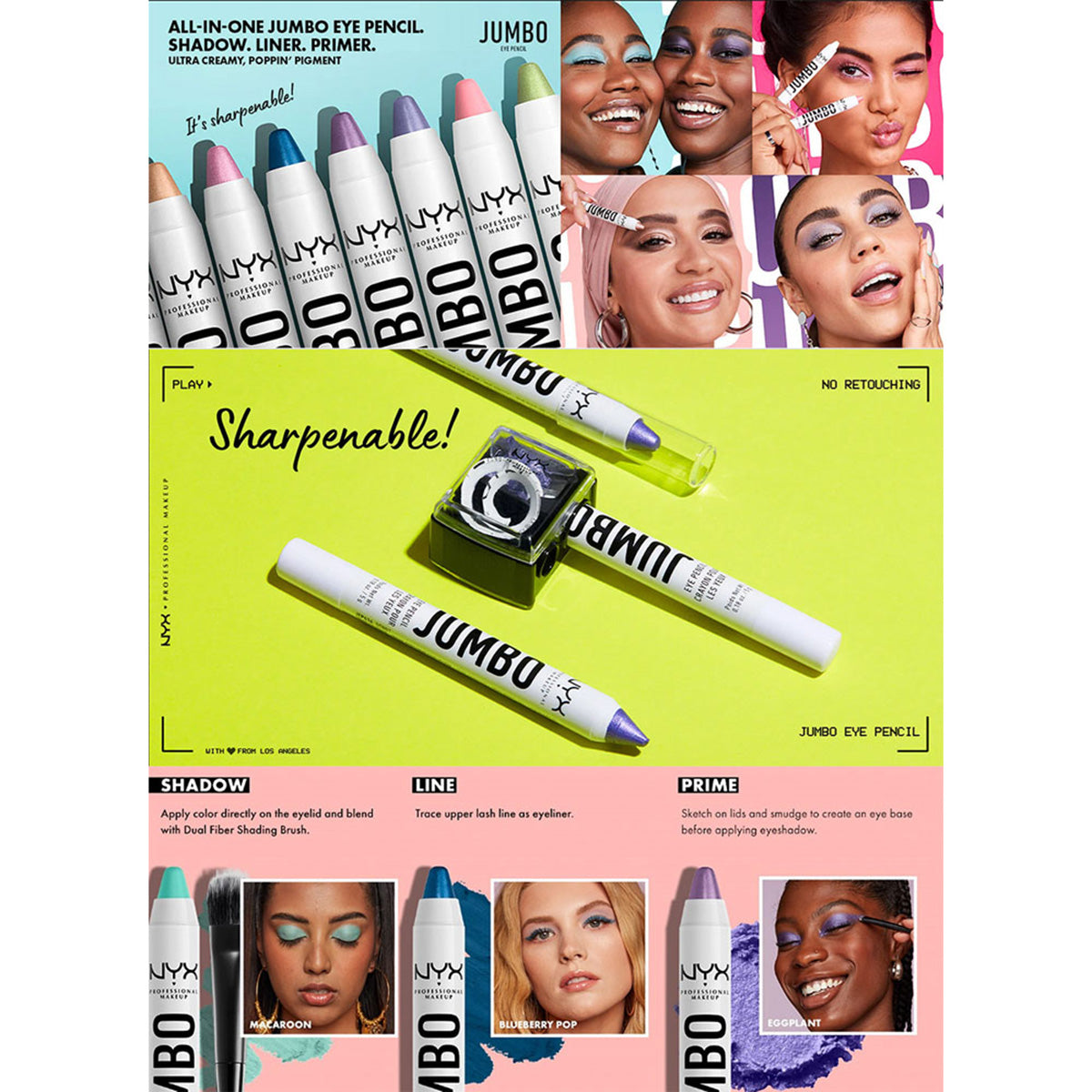 NYX - Jumbo Eye Pencil - 608 Cottage Cheese