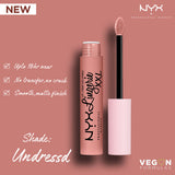 NYX - Lip Lingerie Matte Liquid Lipstick xxl - Undressed