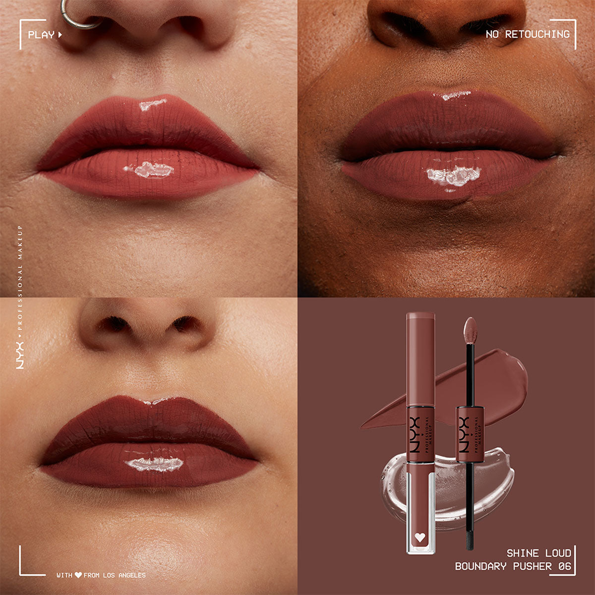 NYX - Shine Loud High Shine Lip Color - 06 Boundary Pusher