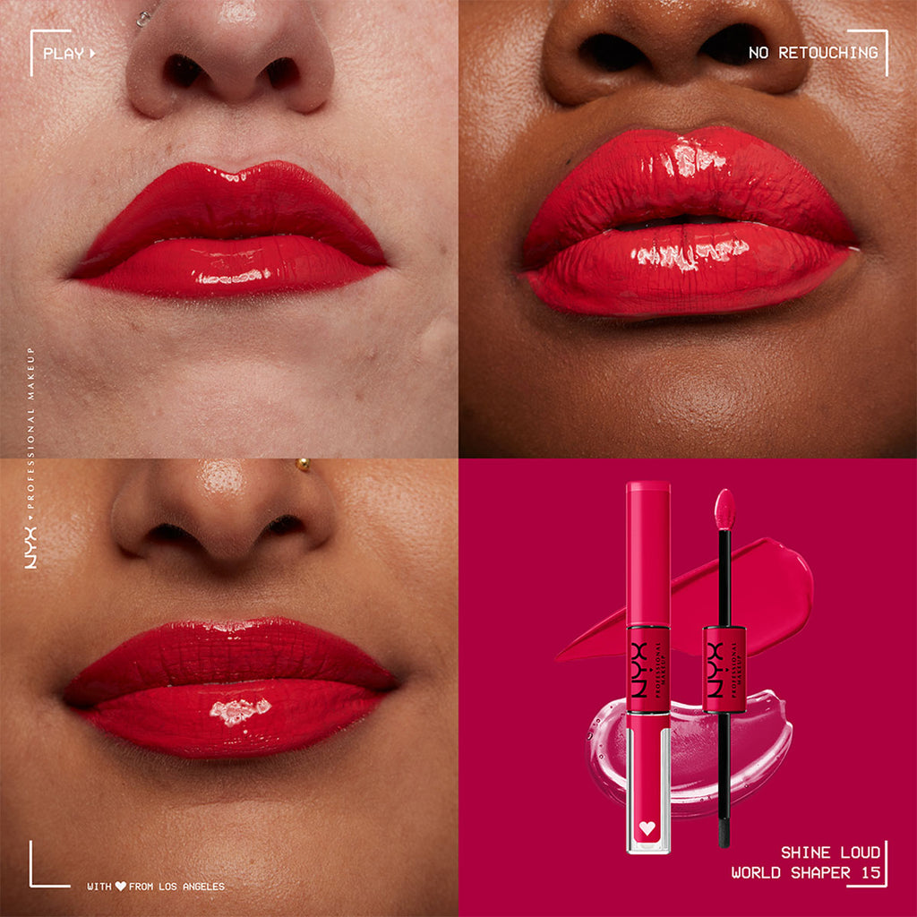 NYX - Shine Loud High Shine Lip Color - 15 World Shaper