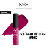 NYX - Soft Matte Lip Cream Liquid Lipstick - 27 Madrid