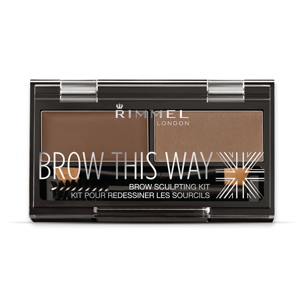 Rimmel London - Brow This Way Sculpting Eyebrow Palette - Medium Brown