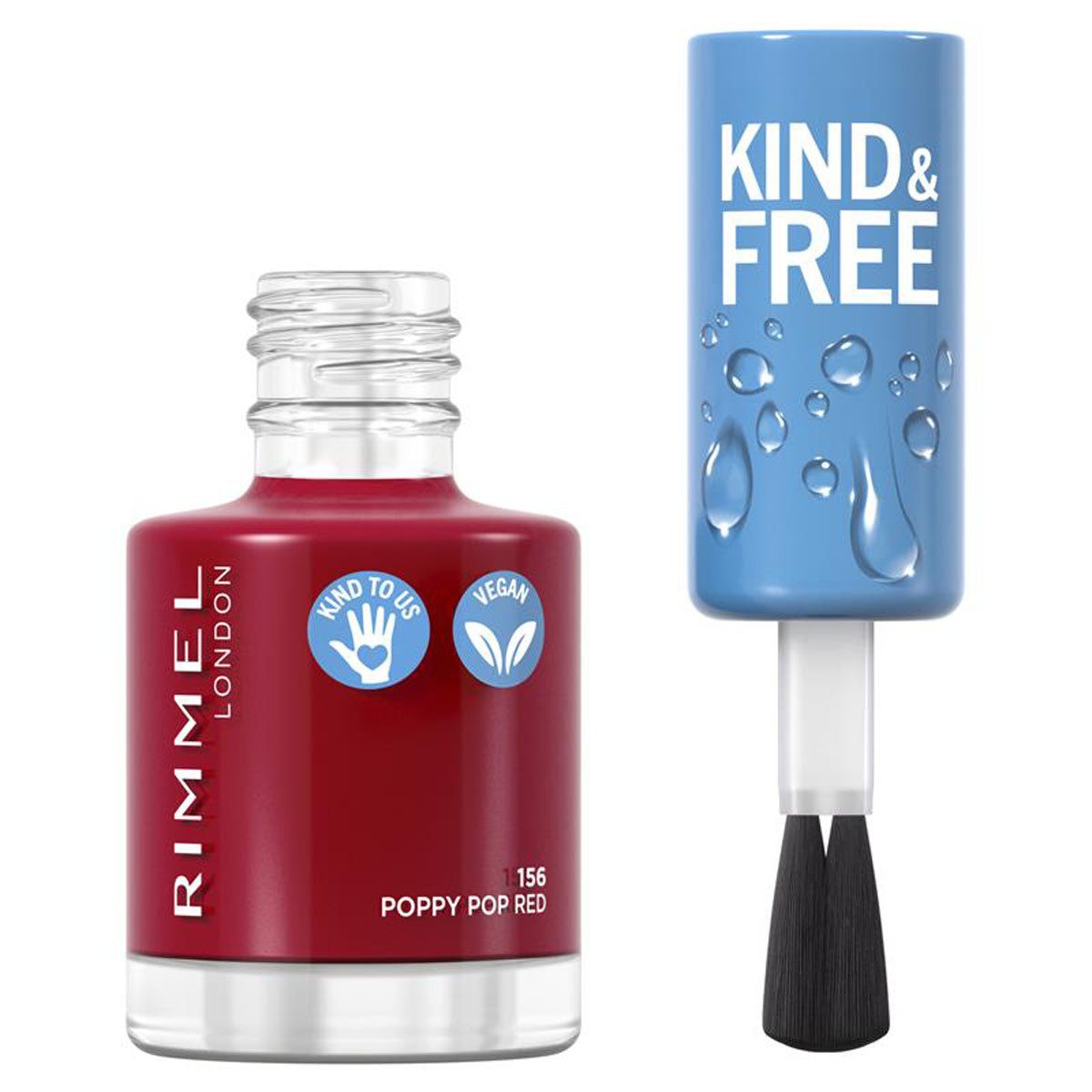 Rimmel London - Kind & Free Nail Polish - 156 Poppy Pop