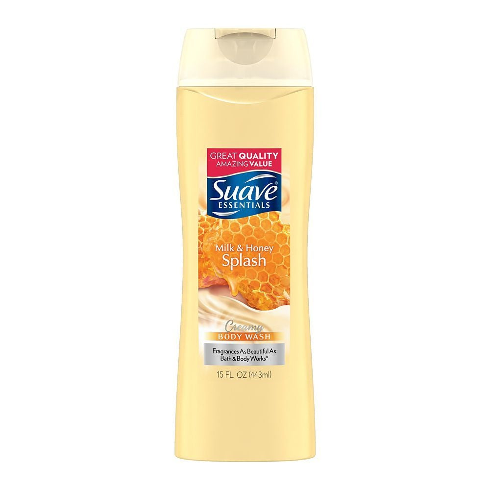 Suave - Creamy Milk & Honey Splash Body Wash 443ml