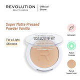 Revolution - Super Matte Pressed Powder Vanilla