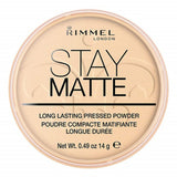 Rimmel London - Stay Matt Pressed Powder - Transparent 034-001